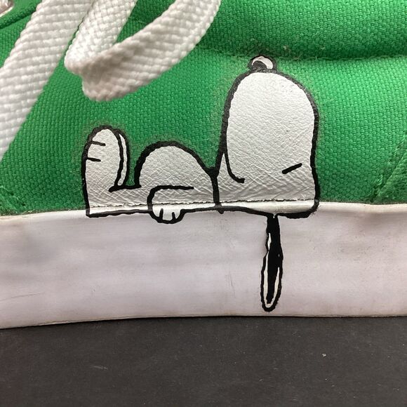 Lacoste x Peanuts Jumpserve -Men's 10.5 -Green Snoopy -Limited Edition Sneakers - Picture 8 of 12